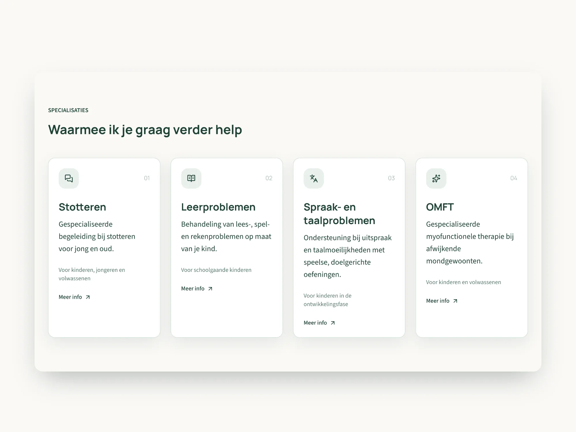 Logopedie Rani Verstuyft - Warme website voor een thuispraktijk in Borsbeke gallery image 4