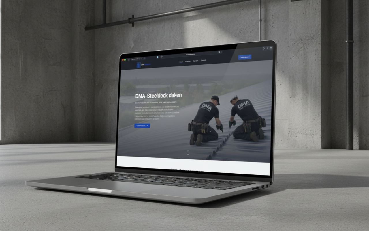 DMA Steeldeck - Industriële steeldeck dakoplossingen die kloppen project case door Hugarro AI Agency